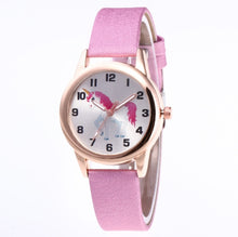 Load image into Gallery viewer, Pink children's clock