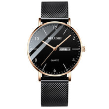 Load image into Gallery viewer, Men's watch with black calendar