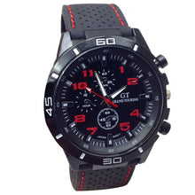 Load image into Gallery viewer, Black and red men's watch