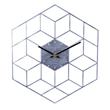 Load image into Gallery viewer, Cube design wall clock