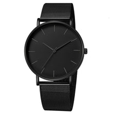 Load image into Gallery viewer, Black sporty men's watch
