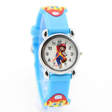 Load image into Gallery viewer, Blue children's clock