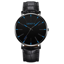 Load image into Gallery viewer, Black and blue men's watch