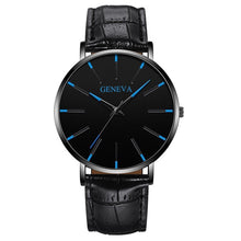 Load image into Gallery viewer, Black and blue men's watch