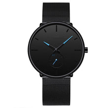 Load image into Gallery viewer, Black style men's watch