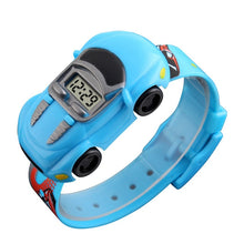 Load image into Gallery viewer, Blue children's clock