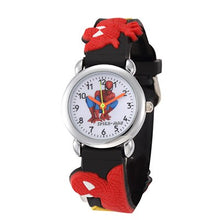 Load image into Gallery viewer, Black children's clock