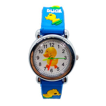 Load image into Gallery viewer, Blue duck children's clock