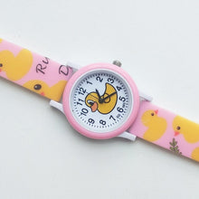 Load image into Gallery viewer, Blue duck children's clock