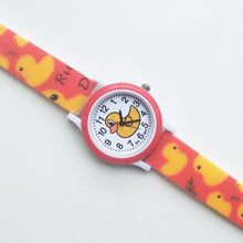 Load image into Gallery viewer, Blue duck children's clock