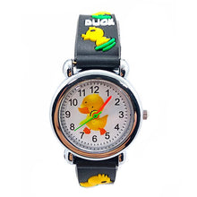 Load image into Gallery viewer, Blue duck children's clock