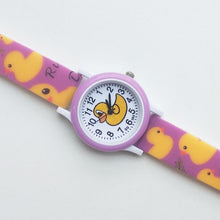 Load image into Gallery viewer, Blue duck children's clock