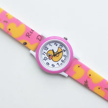 Load image into Gallery viewer, Blue duck children's clock