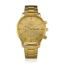 Load image into Gallery viewer, Golden yellow men's watch