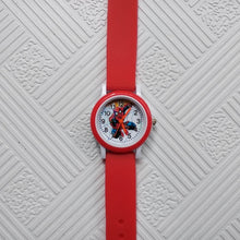 Load image into Gallery viewer, Red children's clock