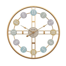 Load image into Gallery viewer, Metal wall clock