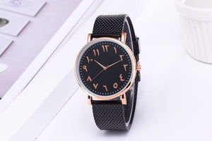 Arabic numeral women's watch
