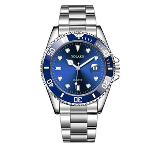 Silver men's watch