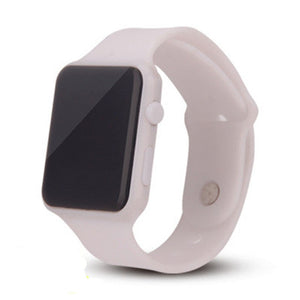 Pink digital children's clock
