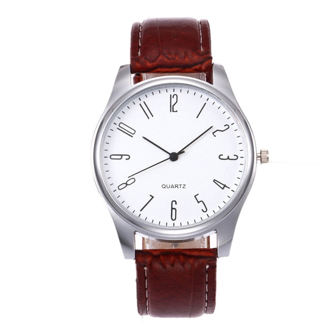 Men's black watchband