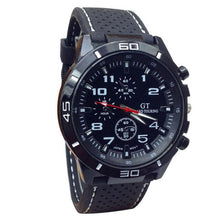 Load image into Gallery viewer, Men&#39;s black sporty watch
