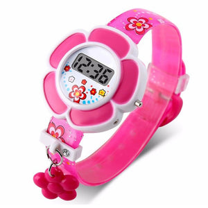 Pink summer season children's watch