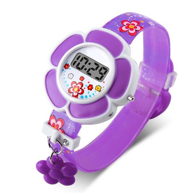 Pink summer season children's watch