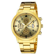 Load image into Gallery viewer, Silver black men&#39;s watch
