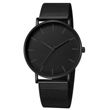 Load image into Gallery viewer, Gray silver men's watch

