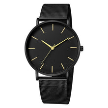 Load image into Gallery viewer, Gray silver men's watch
