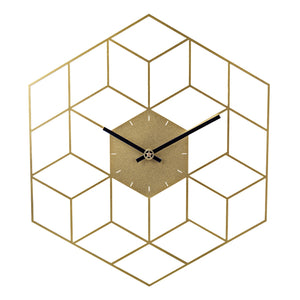 Cube design wall clock