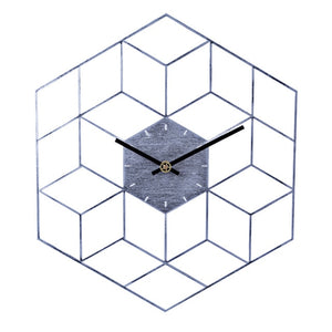 Cube design wall clock