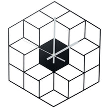 Load image into Gallery viewer, Cube design wall clock
