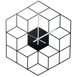 Cube design wall clock