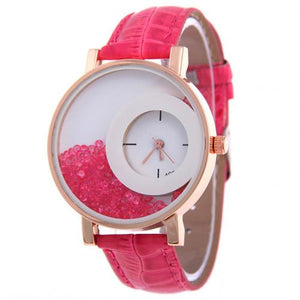 Elegant women's watches with white straps1