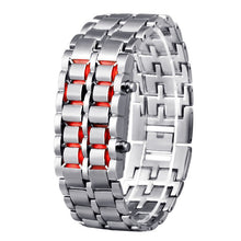 Load image into Gallery viewer, Waterproof digital black men&#39;s watch
