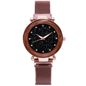 Women's watch with sequins
