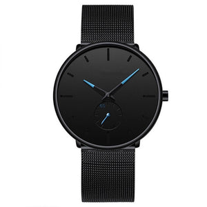 Black style men's watch