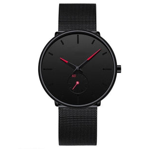 Black style men's watch