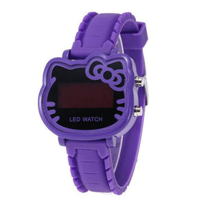 Blue children's clock
