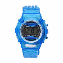 Load image into Gallery viewer, Purple children&#39;s clock
