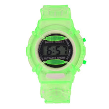Load image into Gallery viewer, Purple children&#39;s clock
