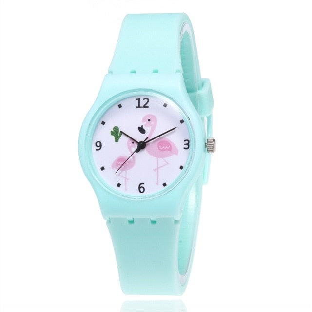 Cream-colored children's watch