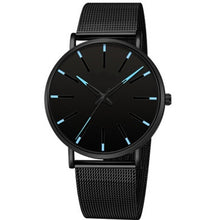 Load image into Gallery viewer, Black turquoise colored men&#39;s watch
