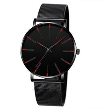 Load image into Gallery viewer, Black turquoise colored men&#39;s watch
