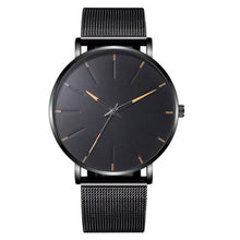 Load image into Gallery viewer, Black turquoise colored men&#39;s watch
