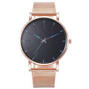 Black turquoise colored men's watch