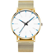 Load image into Gallery viewer, Black turquoise colored men&#39;s watch
