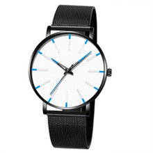 Load image into Gallery viewer, Black turquoise colored men&#39;s watch
