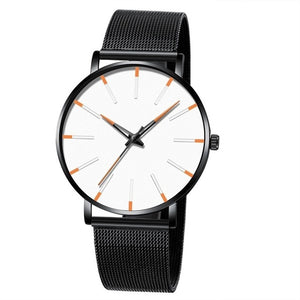 Black turquoise colored men's watch